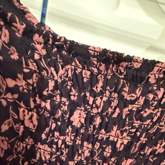 Francesca’s NWT Floral Off Shoulder Mini Dress Small Romantic Boho - Picture 10 of 10